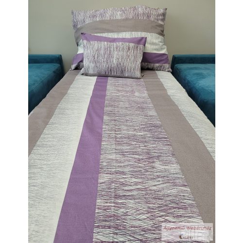 Pamut szatén ágyneműhuzat garnitúra violet